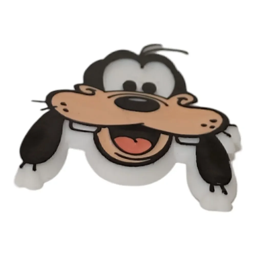 Vintage Goofy Dog Pin Plastic 70s To 80s Retro Walt Disney Whimsical Pop Art‎